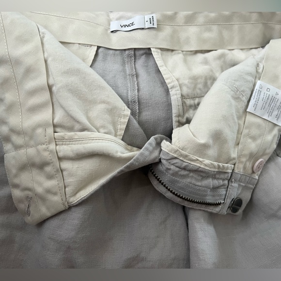 COPY - VINCE. - Linen gray shorts - Picture 3 of 5